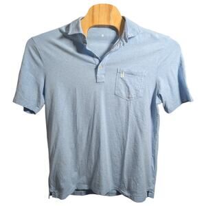 Johnnie O Hangin' Out Blue Polo (DJJ Nucor Sleeve Logo) - Preowned